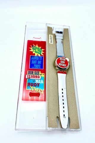 Swatch Watch Vintage - Never Seen Before - Scratch Off - - Gk258 - Rare 1997
