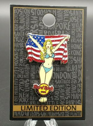 Hard Rock Cafe Los Angeles American Bikini Girl Pin Limited Edition 200 Made
