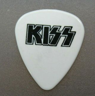 Kiss // Ace Frehley 2000 Farewell Tour Guitar Pick White/black