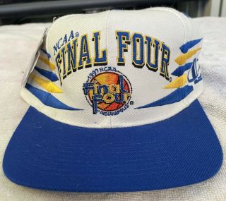 Vintage Nwt 1997 Ncaa Final Four Logo Athletic Snapback Hat College Basketball
