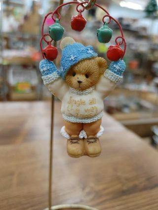 Cherished Teddies Ornament 2006 Dated Jingle All The Way 4005475