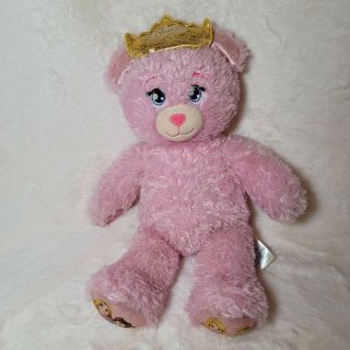 Build - A - Bear Pink Disney Princess Bear With Light Up Crown