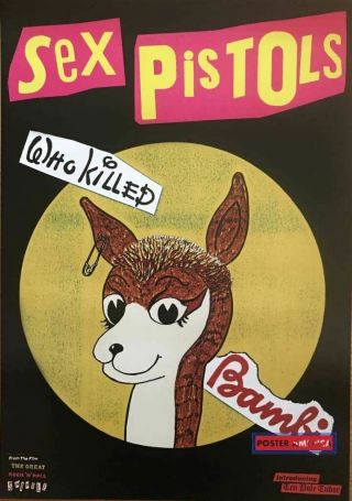 Sex Pistols Who Killed Bambi Poster 23.  5 X 33 Poster