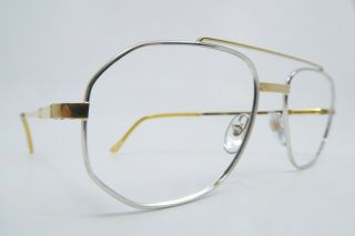 Vintage 70s Henry Jullien Eyeglasses Frames Gold Filled 58 - 19 Laredo France