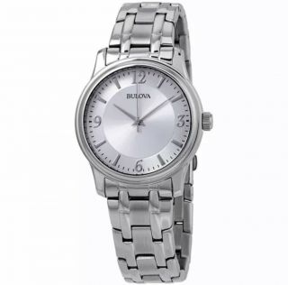 Bulova 96a000 Corporate Exclusive Silver Tone Stainless Steel Men 