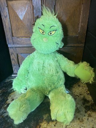 Build A Bear How The Grinch 19 " Plush Grinch By Dr.  Suess 2015