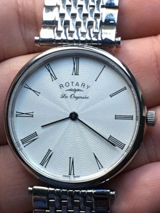 Rotary Swiss Kensington Men’s Watch Gb90000/21 Rrp £299.  Ideal Xmas Present