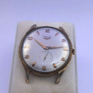Longines Vintage Hand - Winding Cal 12.  68.  Z Swiss Watch 1950 