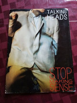 Talking Heads Stop Making Sense Movie Promo Program.