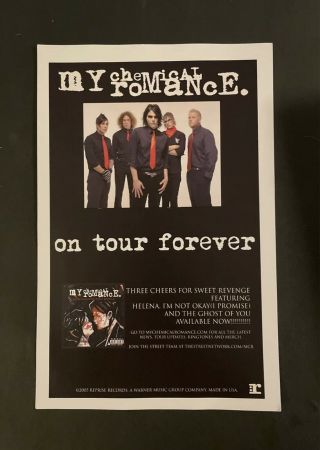 Old And Rare My Chemical Romance Promo Flyer