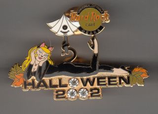 Hard Rock Cafe Pin: Uc Osaka 2002 Halloween Cat Girl Le400
