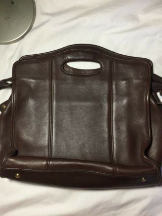 Coach 9995 X - Large Brown Leather Tote Shopper Cross - Body Bag Usa