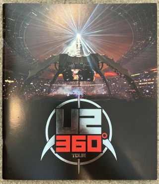 U2 2011 360° Tour Concert Program Book