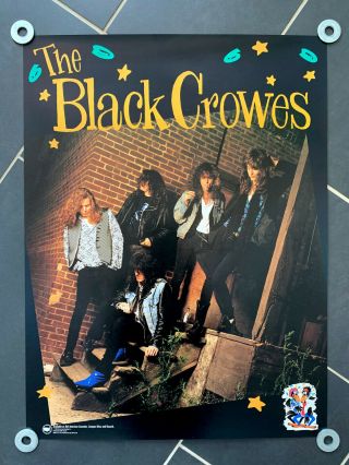 1990 Black Crows Shake Your Money Maker Promo Poster