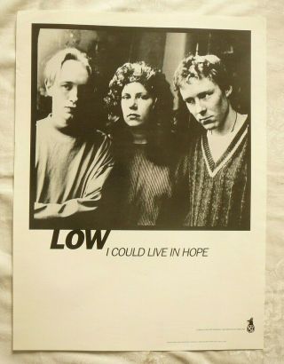 Low I Could Live In Hope Large Vintage Band Promo Poster 1994
