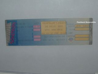 The Bullet Boys 1988 Concert Ticket Houston Rockefeller 
