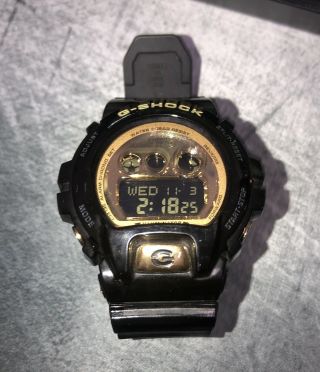 Black And Gold Casio G Shock Gd - X6900fb