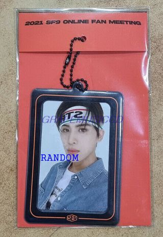 2021 Sf9 Online Fan Meeting Reply Fantasy Goods Photocard Photo Card Holder