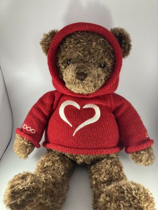 Gund Collectible Millennium Plush Teddy Bear 26 " Red Heart Sweater May Departmen