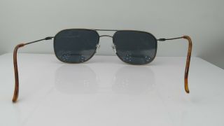 Vintage Silhouette M7221 Brown Gold Metal Pilot Sunglasses FRAMES ONLY Austria 3