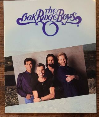 Rare The Oak Ridge Boys 1991 Concert Program Book