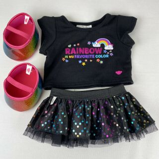 Build A Bear Rainbow Pride Outfit And Shoes