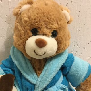 First & Main Bounce Back Jack Teddy Bear Plush,  Bear Ready For Bed With Toy Dog 2