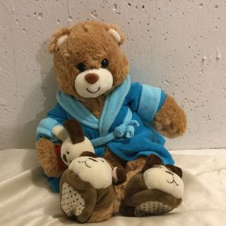 First & Main Bounce Back Jack Teddy Bear Plush,  Bear Ready For Bed With Toy Dog 3