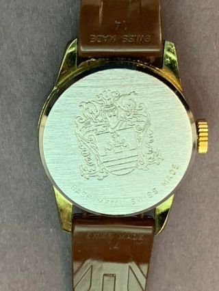 Vintage Swiss Made Peter Pan Wind Up Watch w/ Tinkerbell Movement 2