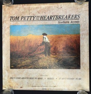 Tom Petty Southern Accents 1985 Promo Poster