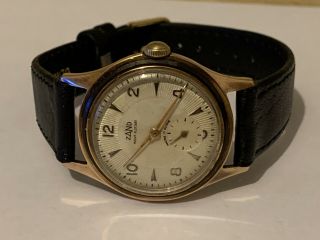 Vintage Rare Zand Brevete S.  G.  D.  G Ancre 17 Rubis Mechanical Mens French Watch