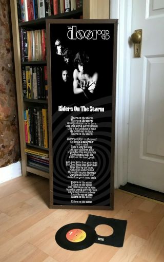 The Doors Riders On The Storm Poster Lyric Sheet,  Light My Fire,  Lizard