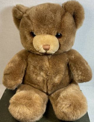 Vtg Gund Classic Teddy Bear 1983￼ 15” Brown Soft Cute￼ & Cuddly