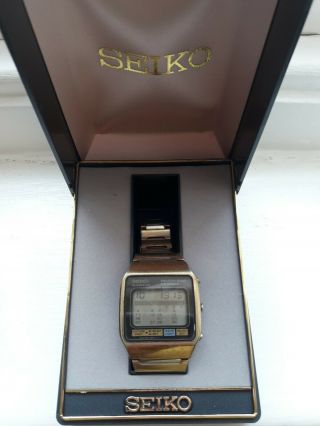 Seiko M354 - 5010 James Bond Moonraker Memo Bank Watch 1979 Digital Watch