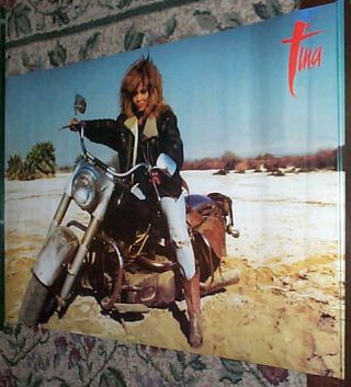 Tina Turner Vintage On Motorcycle Poster Last One