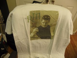 Ricky Martin 2000 Livin ' La Vida Loca Tour T - Shirt Size XL U.  S.  cities 2