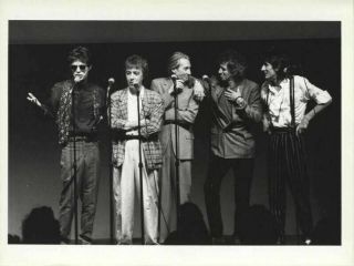 The Rolling Stones Mick Jagger Keith Richards Band On Stage 1989 6x8 Photo