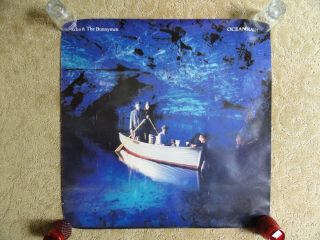 Echo & The Bunnymen Ocean Rain Rare Canada Promo Poster 1984