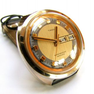 Vintage Automatic Timex British Watch From The 1970s | Big Size