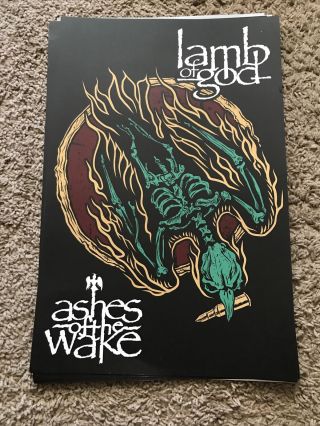 Lamb Of God Ashes Of The Wake Poster 11x17