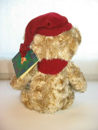 Harrods 1999 Christmas Teddy Bear Plush Toy Collectible with Tags 12 
