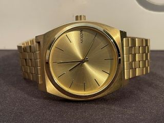 Nixon The Time Teller All Gold Watch