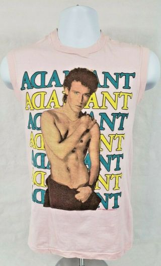 Vintage Adam Ant " Strip " Tour Concert T - Shirt,  Size Small