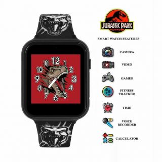 Children ' s Jurassic World Interactive Wristwatch - Kids Black Watch - 22cm Long 2