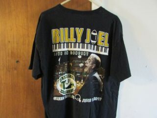 Billy Joel 2017 Concert Tour T - Shirt - Lambeau Field Green Bay Mens Size Xl