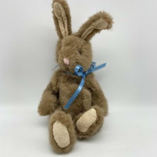 Vintage 1987 Boyds J.  B.  Bean Brown Hare Bunny Rabbit Jointed Stuffed Animal