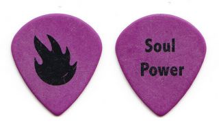 Audioslave Tom Morello Soul Power Purple Guitar Pick - 2005 Out Of Exile Tour