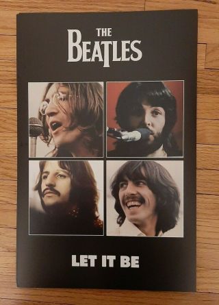 The Beatles Let It Be 2021 Promo Lithograph Poster 11 X 17