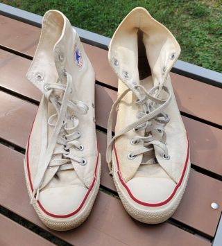 Vintage Worn Converse All Star Chuck Taylor Men’s Sneakers High - Top Size 11