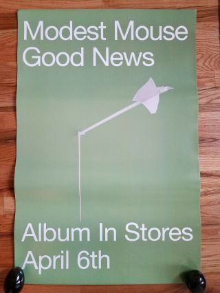 Modest Mouse - Good News Record Release Promo Poster 24x36 Promo Ony Rare